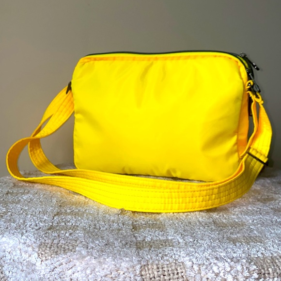 lug Bags Nwot Lug Delta Mini Neon Yellow Crossbody Bag Poshmark